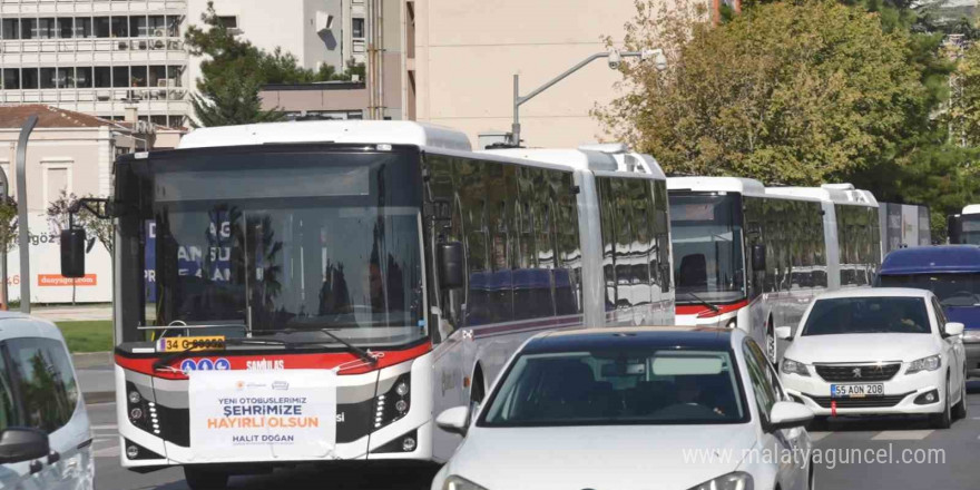 Samsun ulaşımına dev otobüslü takviye