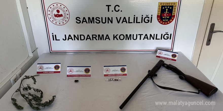 Samsun’da 14 yıl hapis cezası bulunan 2 kişi yakalandı