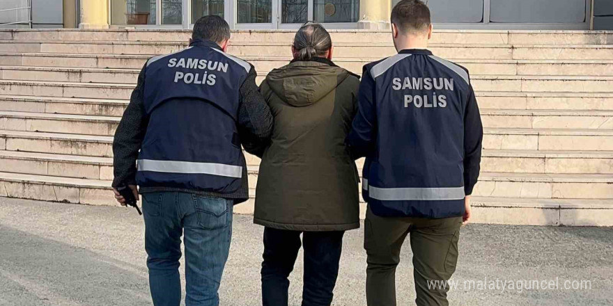 Samsun’da 17 yıl 10 ay hapis cezası ile aranan şahıs lokantada yemek yerken yakalandı