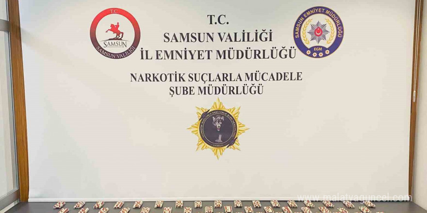 Samsun’da 2 bin 632 adet sentetik ecza ele geçirildi