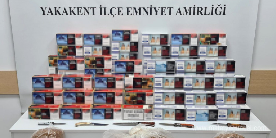 Samsun’da 20 bin adet makaron ve 25 kilo kaçak tütün ele geçirildi