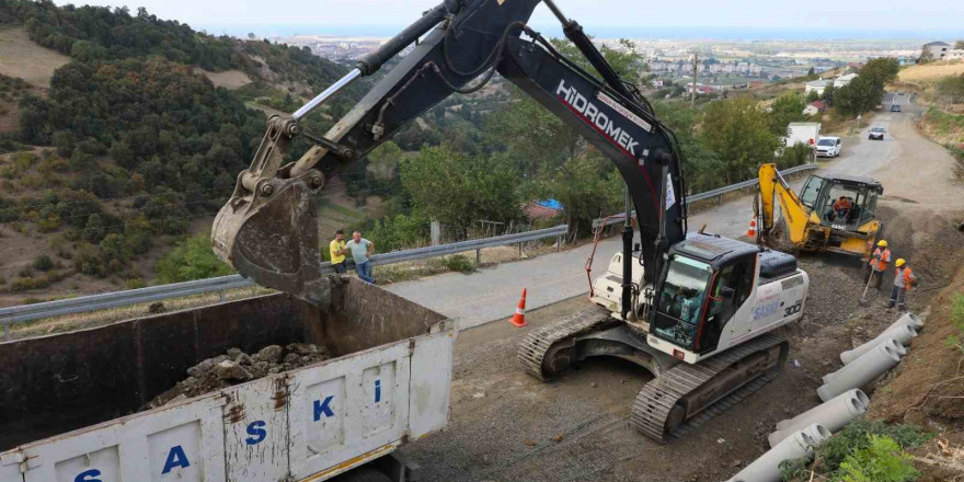 Samsun’da 3 ilçeye atık su hattı