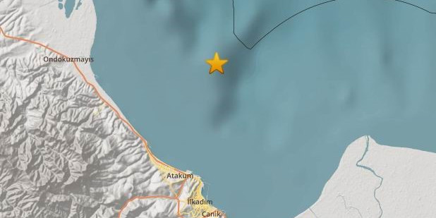 Samsun’da 4 büyüklüğünde deprem