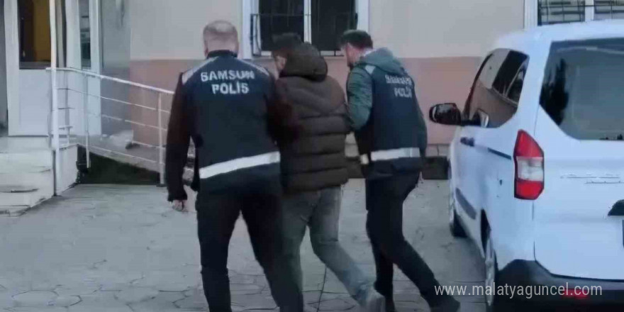 Samsun’da 7,5 yıl hapis cezasıyla aranan şahıs yakalandı