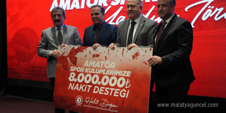 Samsun’da amatör spora 8 milyon TL’lik destek