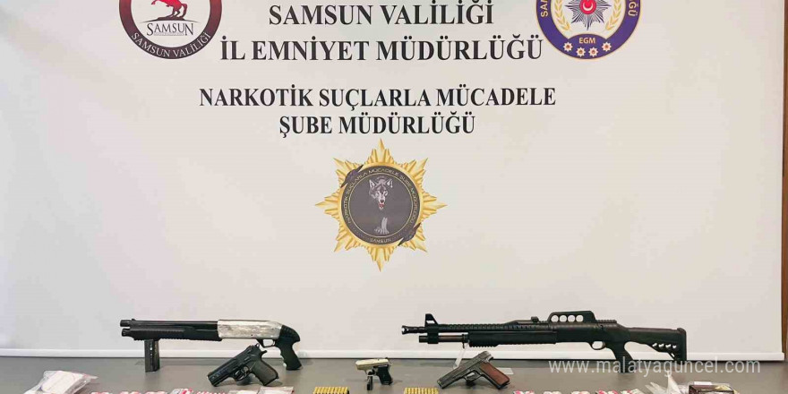 Samsun’da eş zamanlı uyuşturucu operasyonu: 17 gözaltı