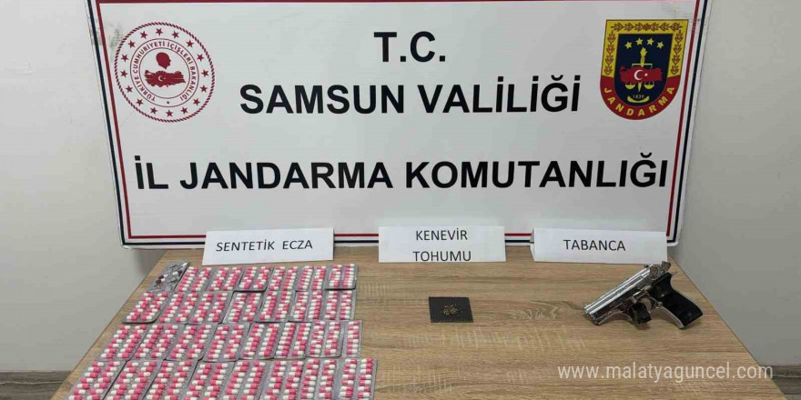 Samsun’da jandarmadan uyuşturucu operasyonları