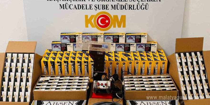 Samsun’da kaçak tütün mamulleri operasyonu