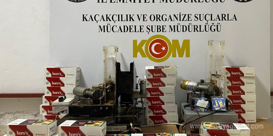 Samsun’da kaçak tütün operasyonu