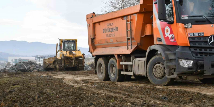 Samsun’da kent içi trafiğini rahatlatacak imar yolları açılıyor