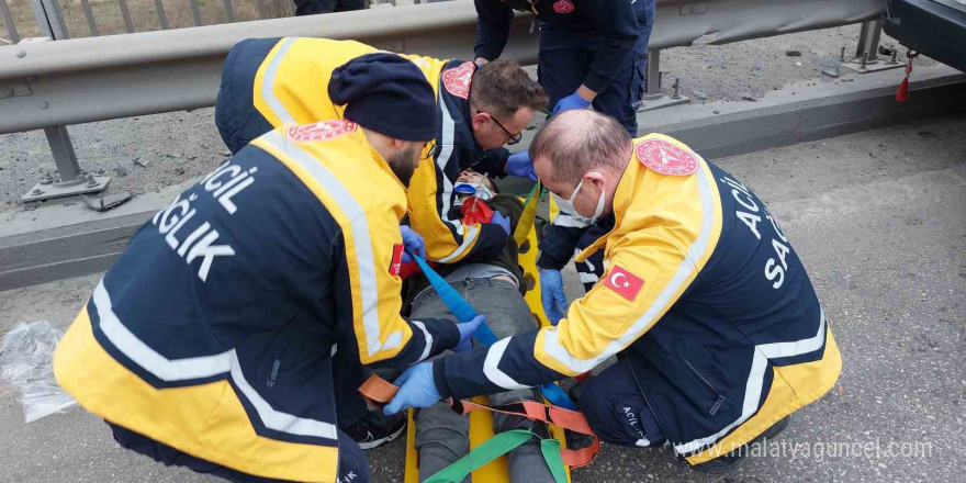 Samsun’da köprü üstünde kaza: 3 yaralı