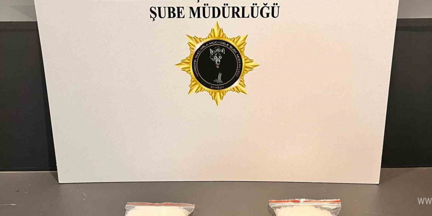 Samsun’da narkotik dedektör köpeği 1 kilo metamfetamini buldu