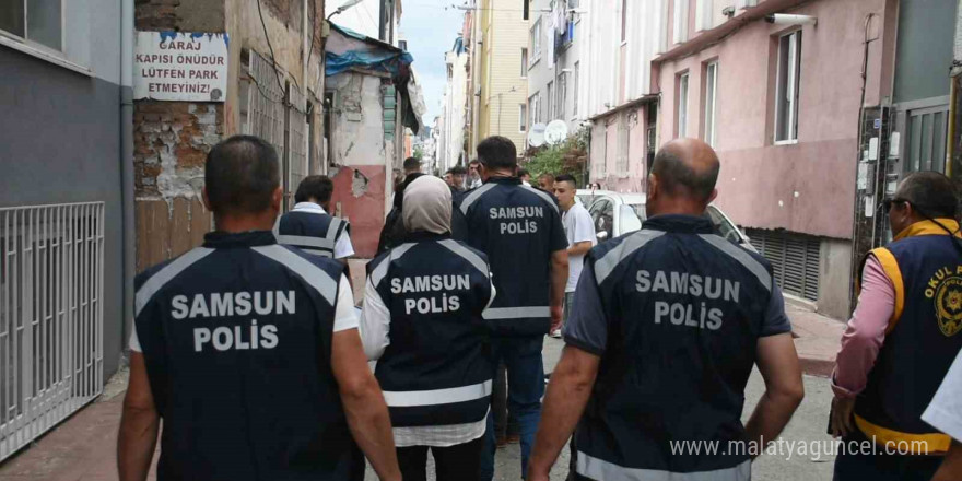 Samsun’da okul çevreleri polis gözetiminde