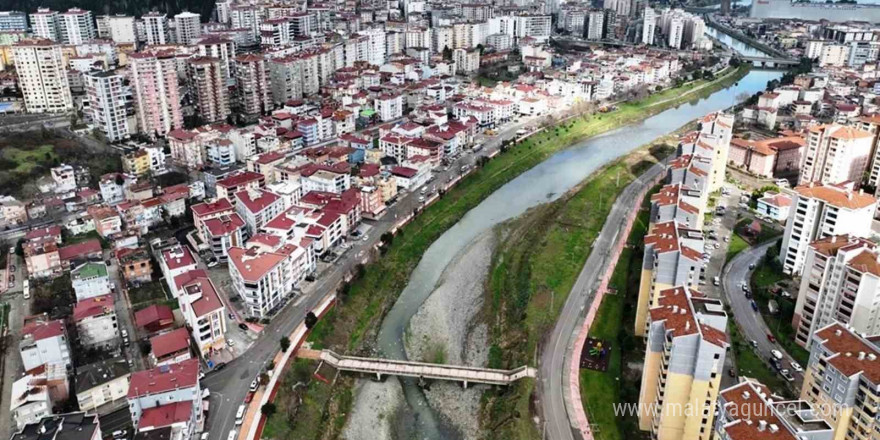 Samsun’da taşkın kontrol yapılarının yapımına devam ediliyor