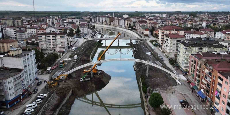 Samsun’da taşkın kontrol yapılarının yapımına devam ediliyor