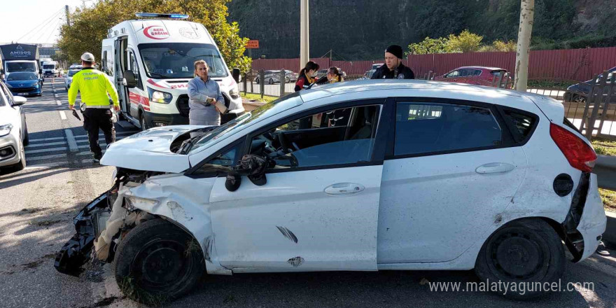 Samsun’da trafik kazası: 3 yaralı