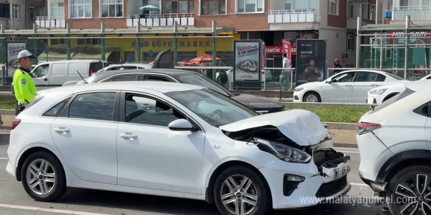 Samsun’da zincirleme kaza: 1 yaralı