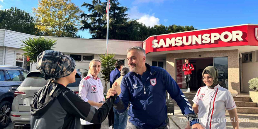 Samsunspor kafilesi, Galatasaray maçı için yola çıktı