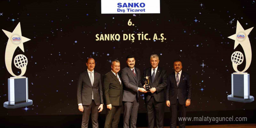 SANKO Dış Ticaret’e “ihracatın yıldızı” ödülü