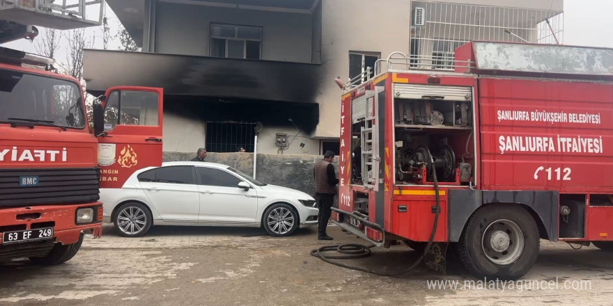 Şanlıurfa’da evde çıkan yangında 3 kişi hastaneye kaldırıldı