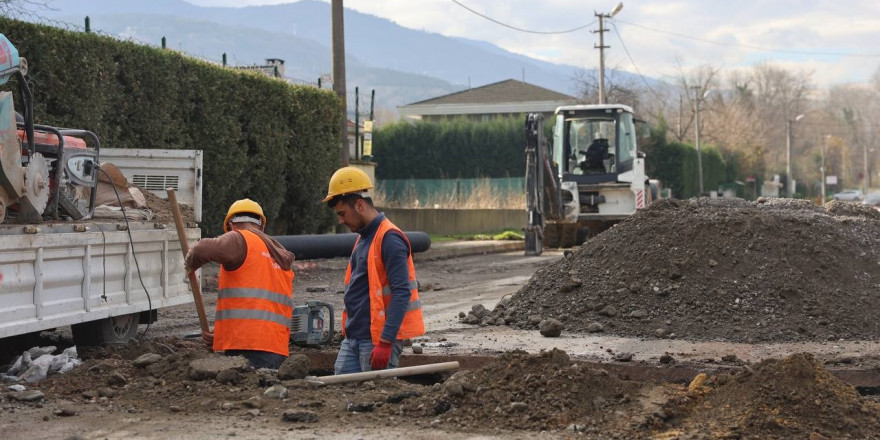 Sapanca’nın yeni yağmursuyu hattında çalışmalar tamamlandı