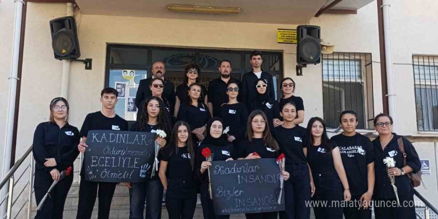 Sarıgöl Hayriye Ertürk Anadolu Lisesi’nden ’Kadına Şiddet Kader Değildir’ programı