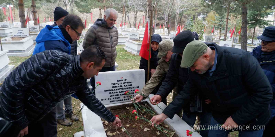 Şehidin silah arkadaşlarının 33 yıllık vefası