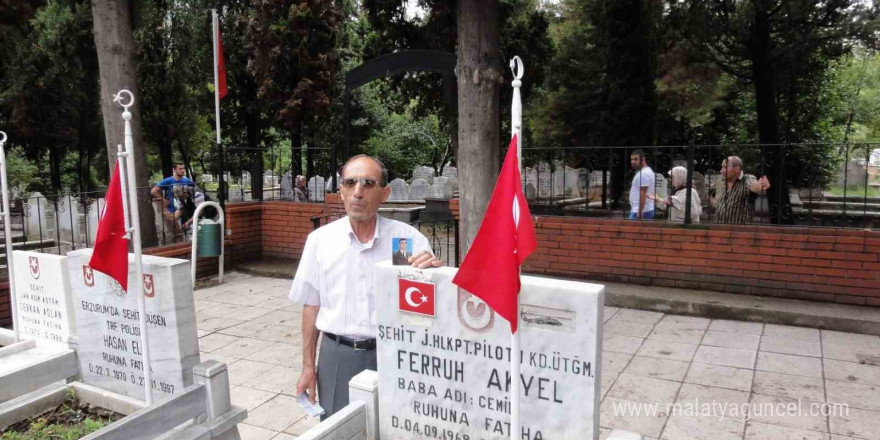 Şehit babası emekli astsubay vefat etti