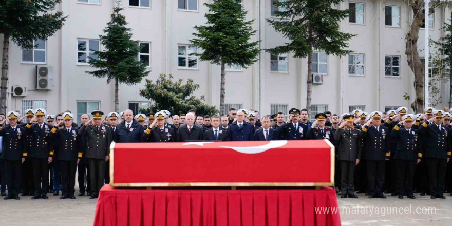 Şehit Mustafa Kemal Öz için uğurlama töreni düzenlendi