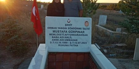 Şehit orman işçisi Mustafa Gürpınar’ın mezarı yaptırıldı