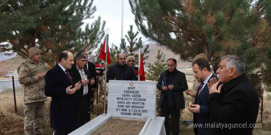 Şehit Semih Sözen mezarı başında anıldı