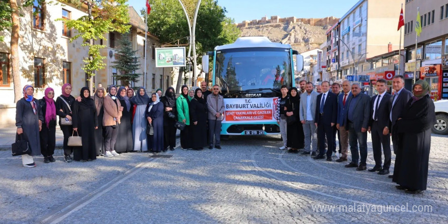 Şehit ve gazi aileleriyle gaziler Çanakkale’ye uğurlandı