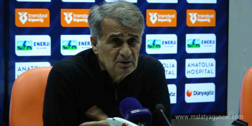 Şenol Güneş: 'Bu maçta puan kaybı asla beklemiyordum’'