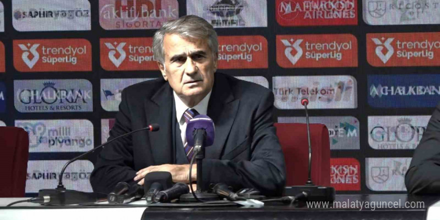 Şenol Güneş: “Oyun olarak da bizim için hayal kırıklığı”