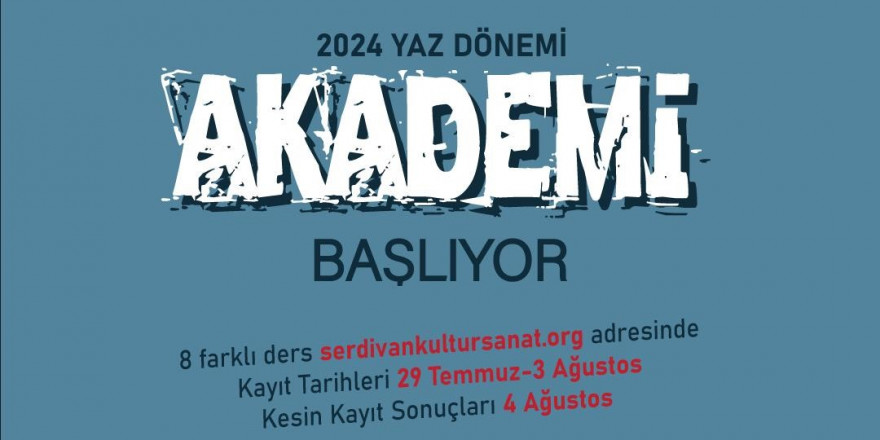 Serdivan Kültür Sanat’ta akademi başlıyor