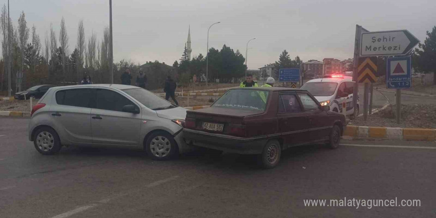 Seydişehir’de trafik kazası: 2 yaralı