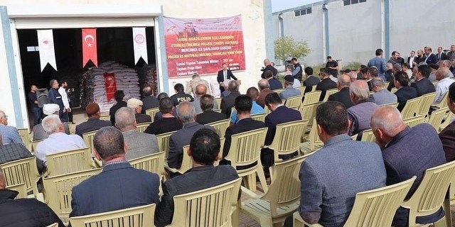 Siirt’te çiftçilere mercimek tohumu desteği