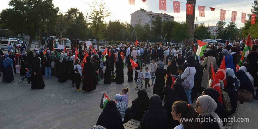 Siirt’te Filistin’e destek yürüyüşü