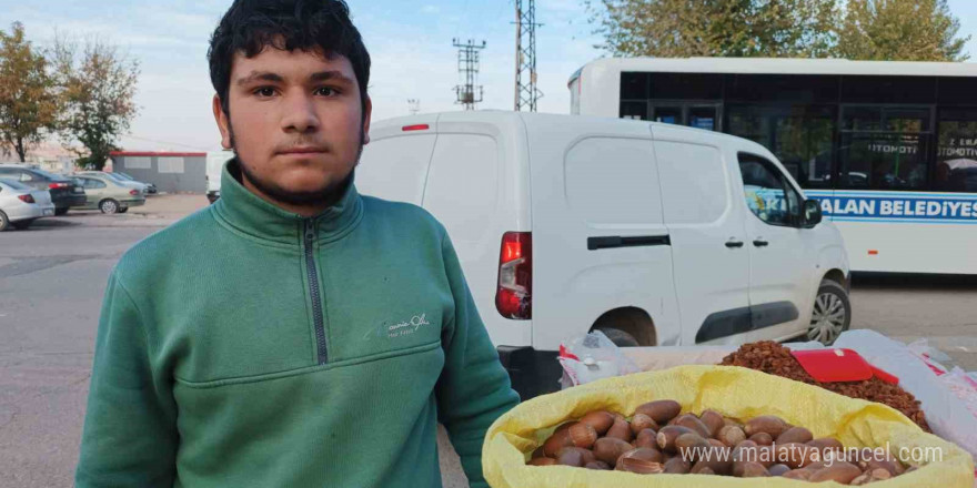 Siirt’te kestane yerine “meşe palamudu” tezgahta yer aldı