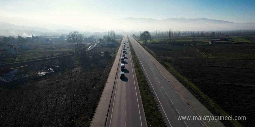 Sındırgı’da sis dronla görüntülendi