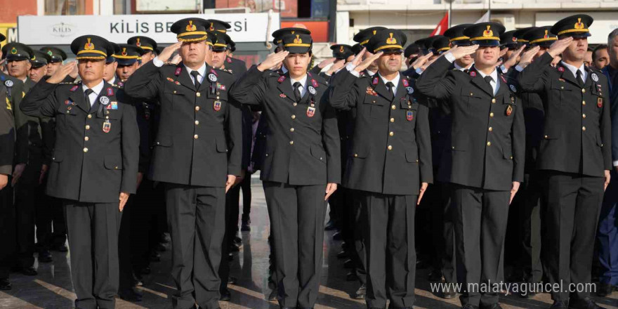 Sınır kent Kilis’te 10 Kasım töreni