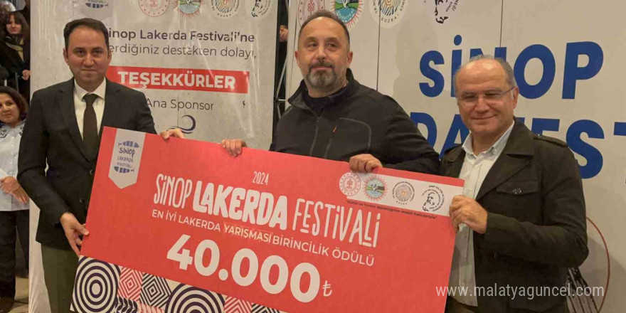 Sinop Lakerda Festivali’nde ödüller sahiplerini buldu