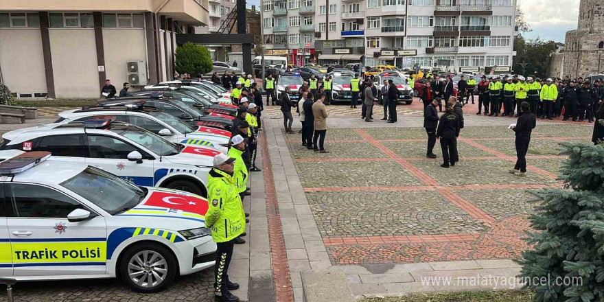 Sinop’ta emniyet ve jandarmaya hizmet aracı tahsisi