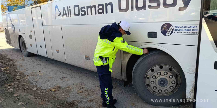 Sinop’ta kış lastiği denetimi