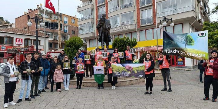 Sinop’ta toprağa saygı yürüyüşü