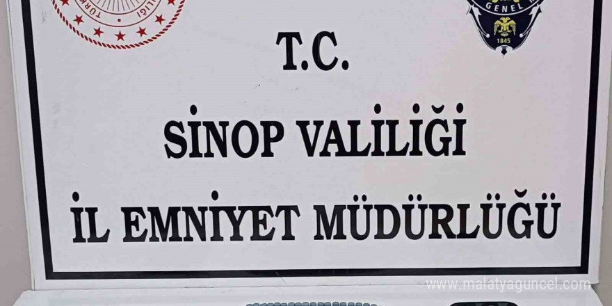 Sinop’ta uyuşturucu hapla yakalanan 1 kişi tutuklandı