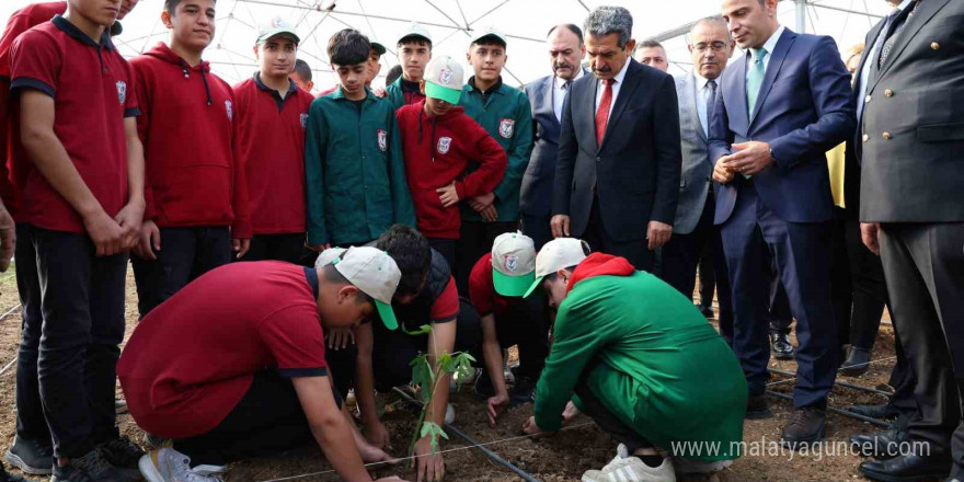 Şırnak’ta avokado, pepino, çarkıfelek ve papaya meyvelerinin fideleri ekildi