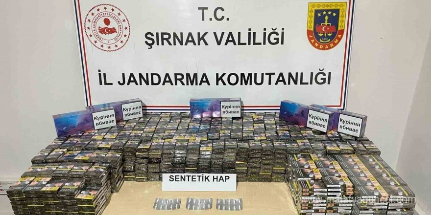 Şırnak’ta jandarma ekiplerinden kaçakçılık operasyonu