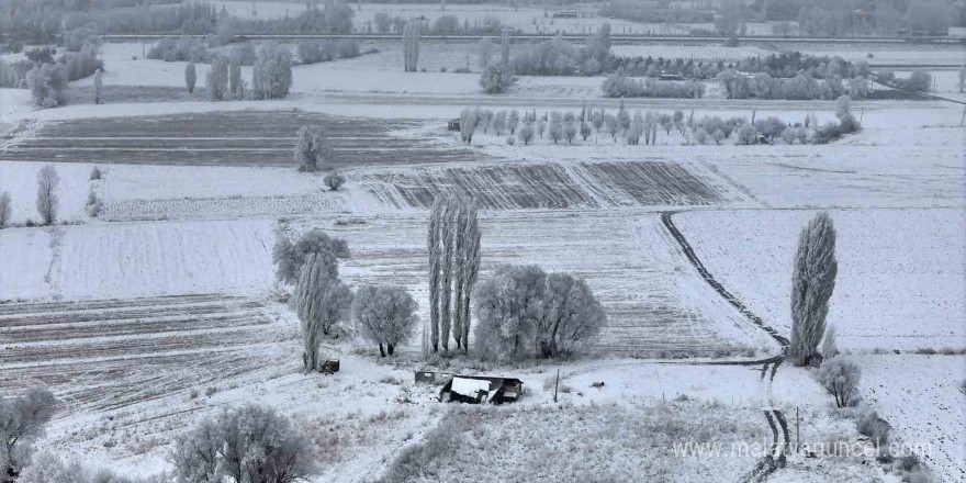 Sivas’ta Sibirya soğukları, eksi 15 derece ile doğa sanata dönüştü