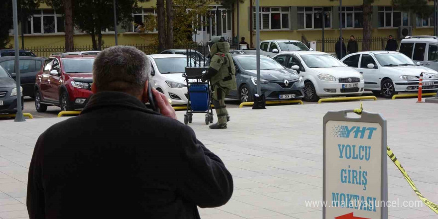 Sivas’ta Yüksek Hızlı Tren garında bomba paniği